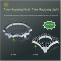 Tree-hugging lamp