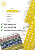 IP67 Waterproof LED Module 12V SMD 2835 – Ultra Bright 1.5W, Multiple Colors