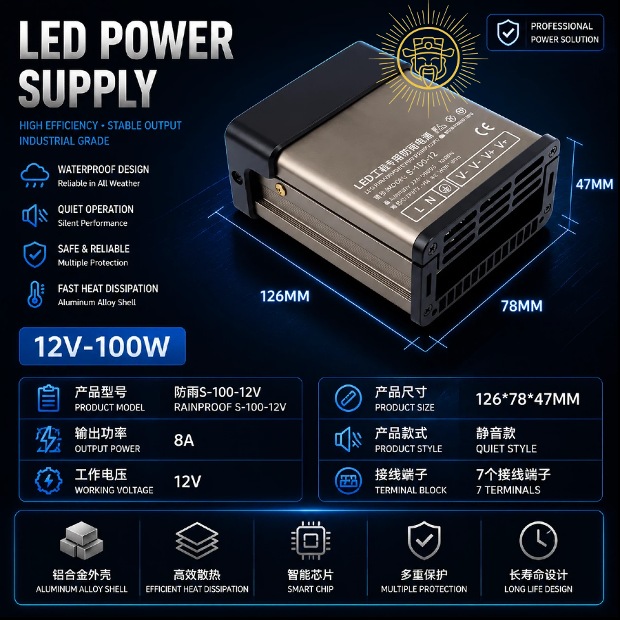 Rainproof Power Supply  （60W-400W)