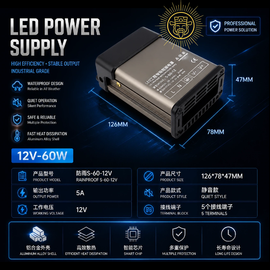 Rainproof Power Supply  （60W-400W)