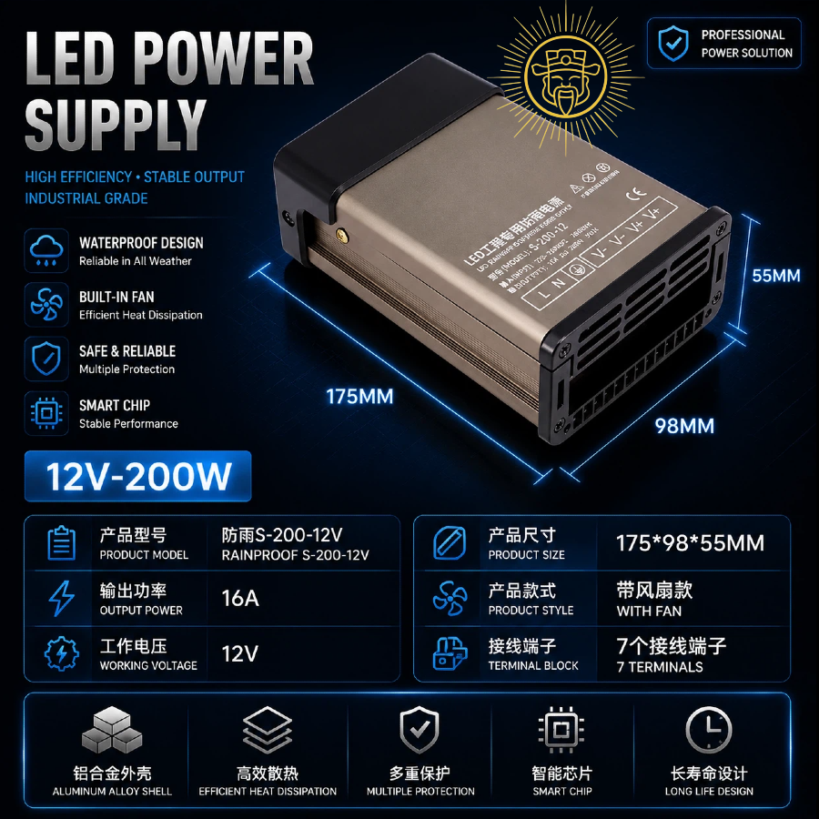 Rainproof Power Supply  （60W-400W)