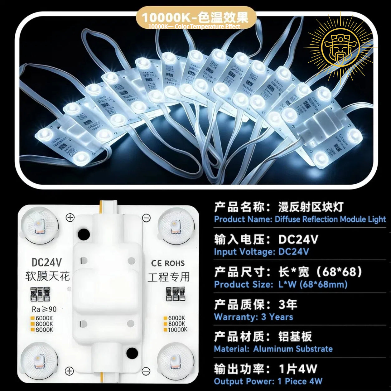 Diffuse Reflection Module Light （11 Tones）