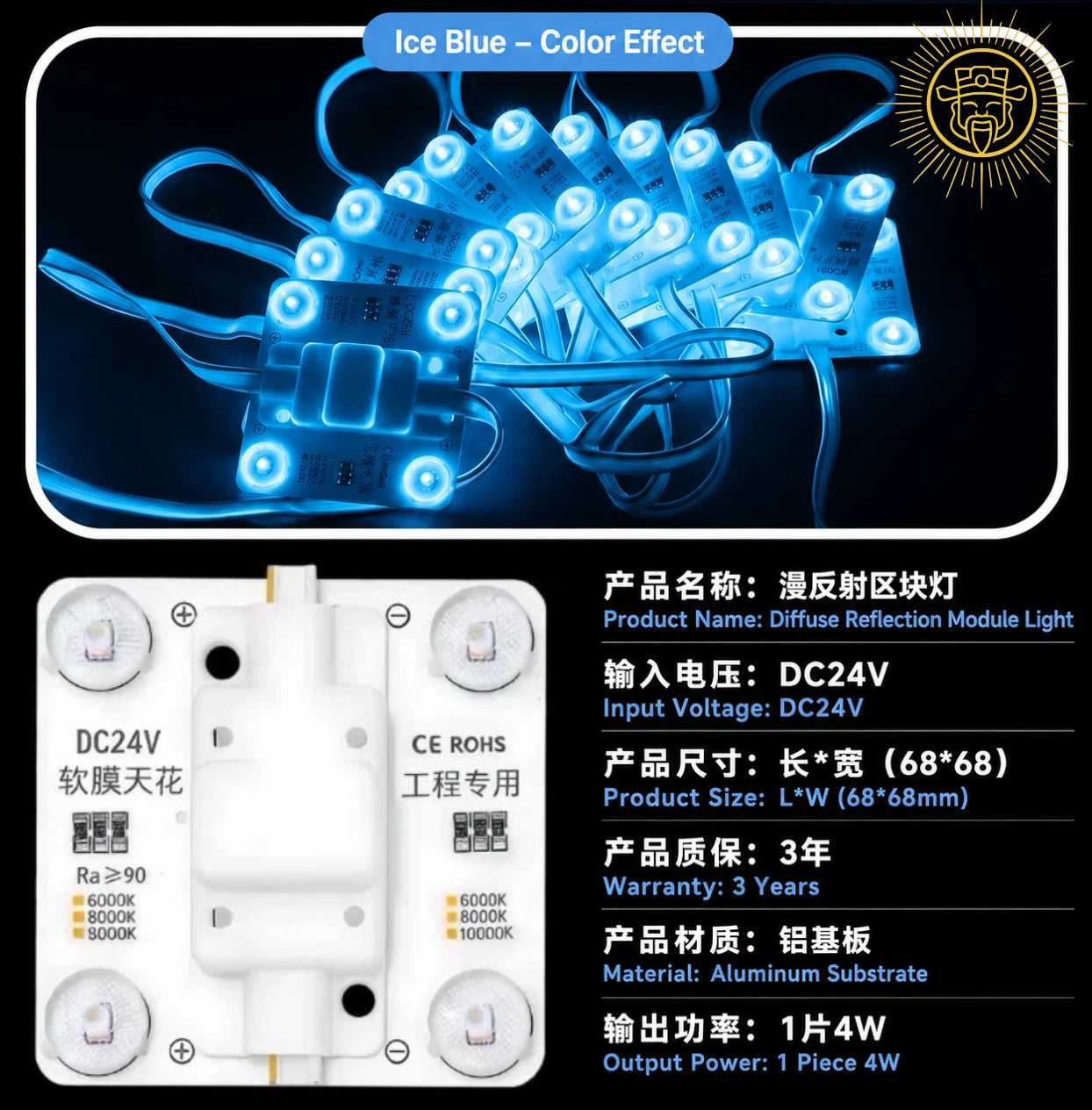Diffuse Reflection Module Light （11 Tones）