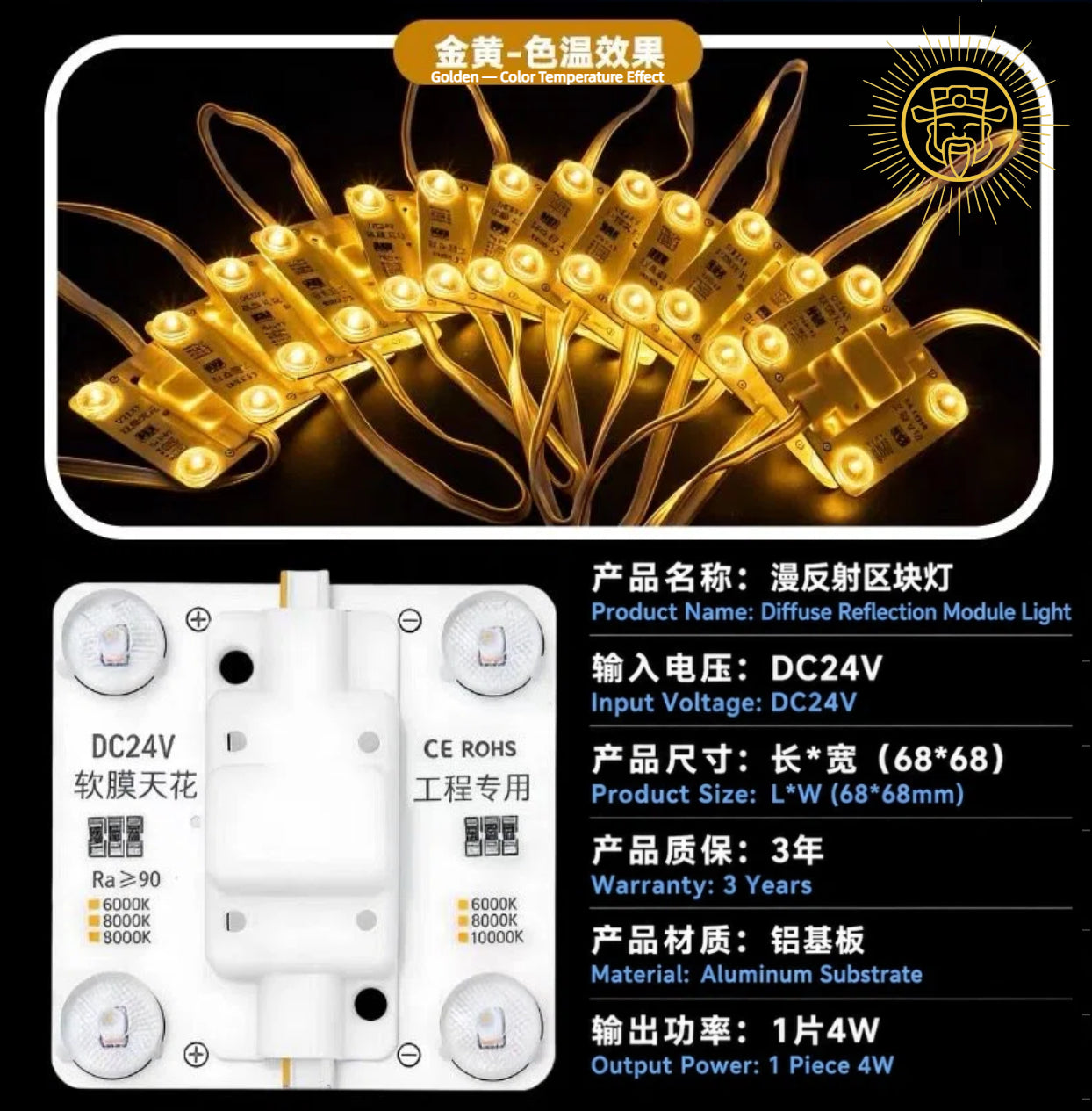 Diffuse Reflection Module Light （11 Tones）