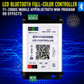 LED Bluetooth Full-Color Controller T1-2000S — Mobile App Control with 99 Built-in Effects