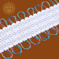 RGB LED Module Lights, 3LEDs/Mod, DC12V, 0.65W, Waterproof Decorative Light for Letter Sign Advertising Signs with Tape Adhesive Backside