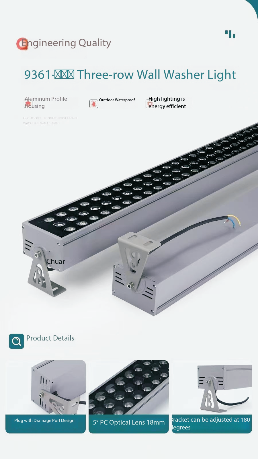 Wall washer lights