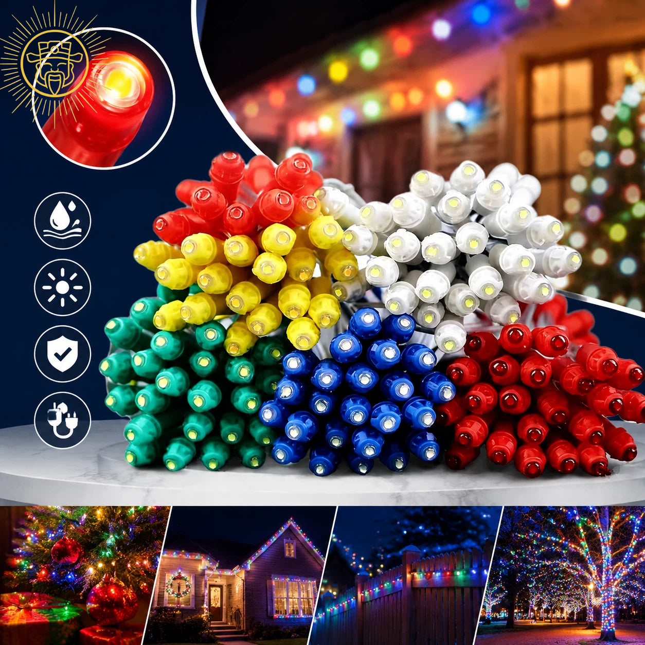 Exposed Strobe Lights  Full Color Range